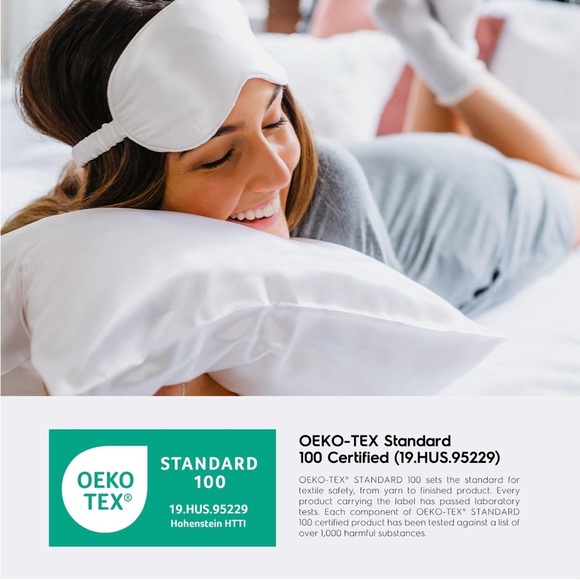 NEW - 2 Taft’s Silk Pillow Cases - Envelope Closure, Cooling, Natural, Organic - Picture 7 of 9